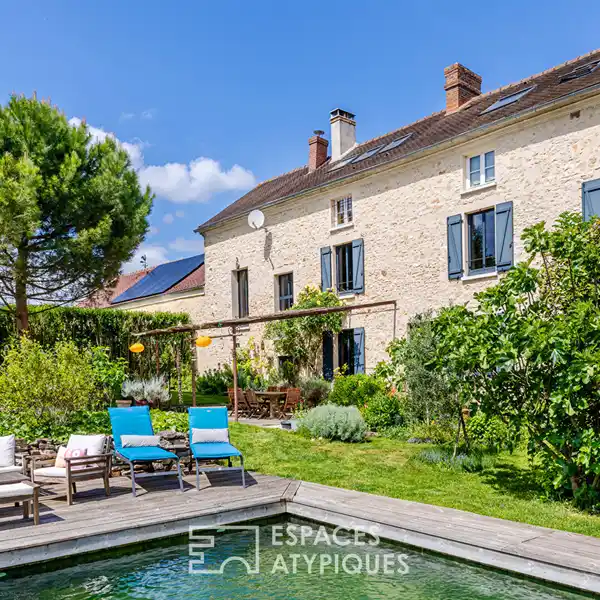 HISTORIC STONE HOME NESTLED IN LUSH NATURE
