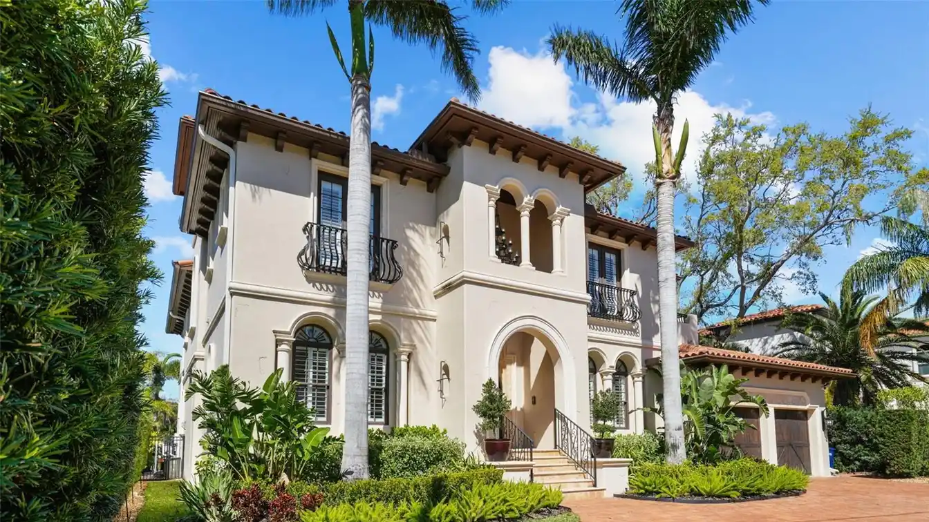 Beautiful Custom Mediterranean Home on Davis Island