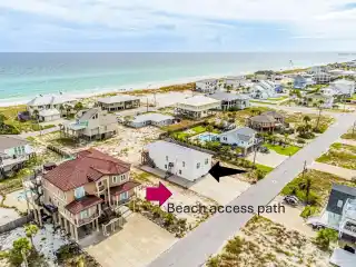 Unique Three Bedroom Home Steps to the Beach