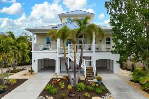 Elevated Canal-front Home
