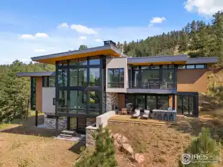 Truly One-Of-A-Kind Mountain Modern Retreat on 40 Acres