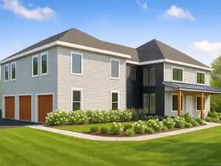 To Be Built Transitional Modern Farmhouse