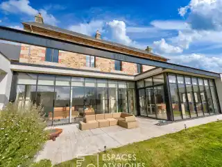 Elegant Stone Home with Sunlit Contemporary Extension