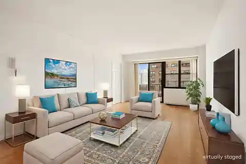 Sun-Drenched High-Floor Convertible in Full-Service Condo