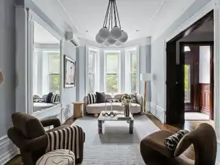 Elegant Crown Heights Townhouse with Lush Backyard