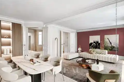 Light-filled Apartment in an Elegant Haussmannian Building