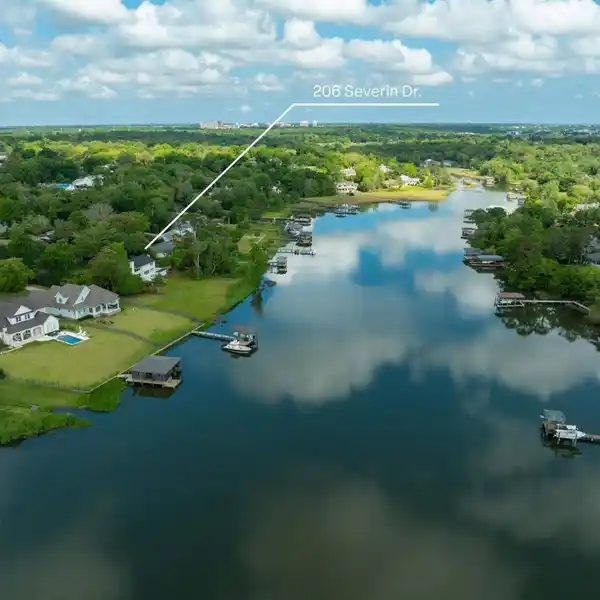 PRIVATE WATERFRONT HOME ON OVER AN ACRE