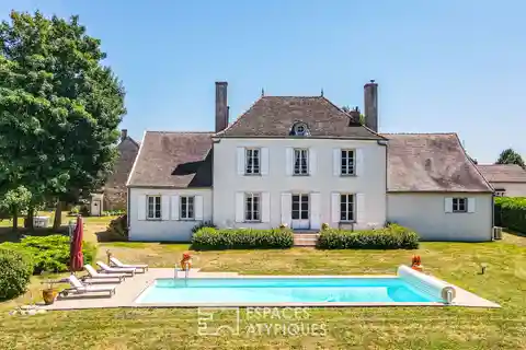 Historic Residence with Lush Orchard and Pool