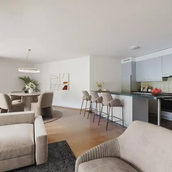 LIGHT-FILLED APARTMENT WITH BALCONY