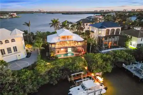 Stunning Home on a Tranquil Peninsula in Barefoot Beach