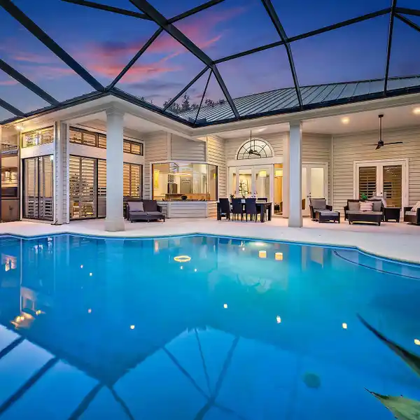 ELEGANT GOLFSIDE RETREAT WITH POOLSIDE OASIS