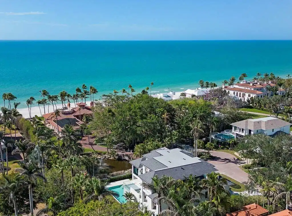 Striking New Home in a Unique Beachfront Enclave
