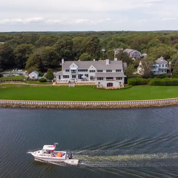 TIMELESS CAPE COD ESTATE WITH GRANDEUR AND VIEWS