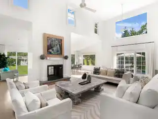 Light-Filled Hamptons Escape with Resort Amenities