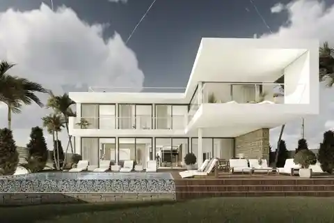 New Building Project: Modern Luxury Villa with Beautiful Sea Views