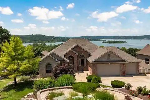All Brick Lake View Home Combining Luxury and Convenience
