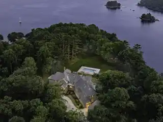 Coastal English Manor on Private Freeport Peninsula