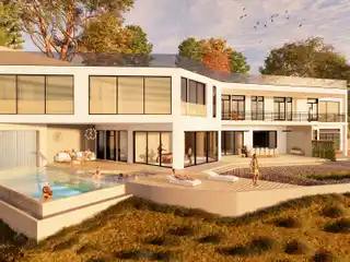 Private Gated Estate with Sweeping Views