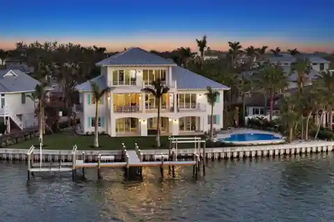 Exceptional Waterfront Residence in Sought-after San Remo