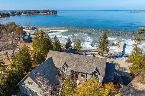 Nearly Three Acres with Green Bay Waterfront
