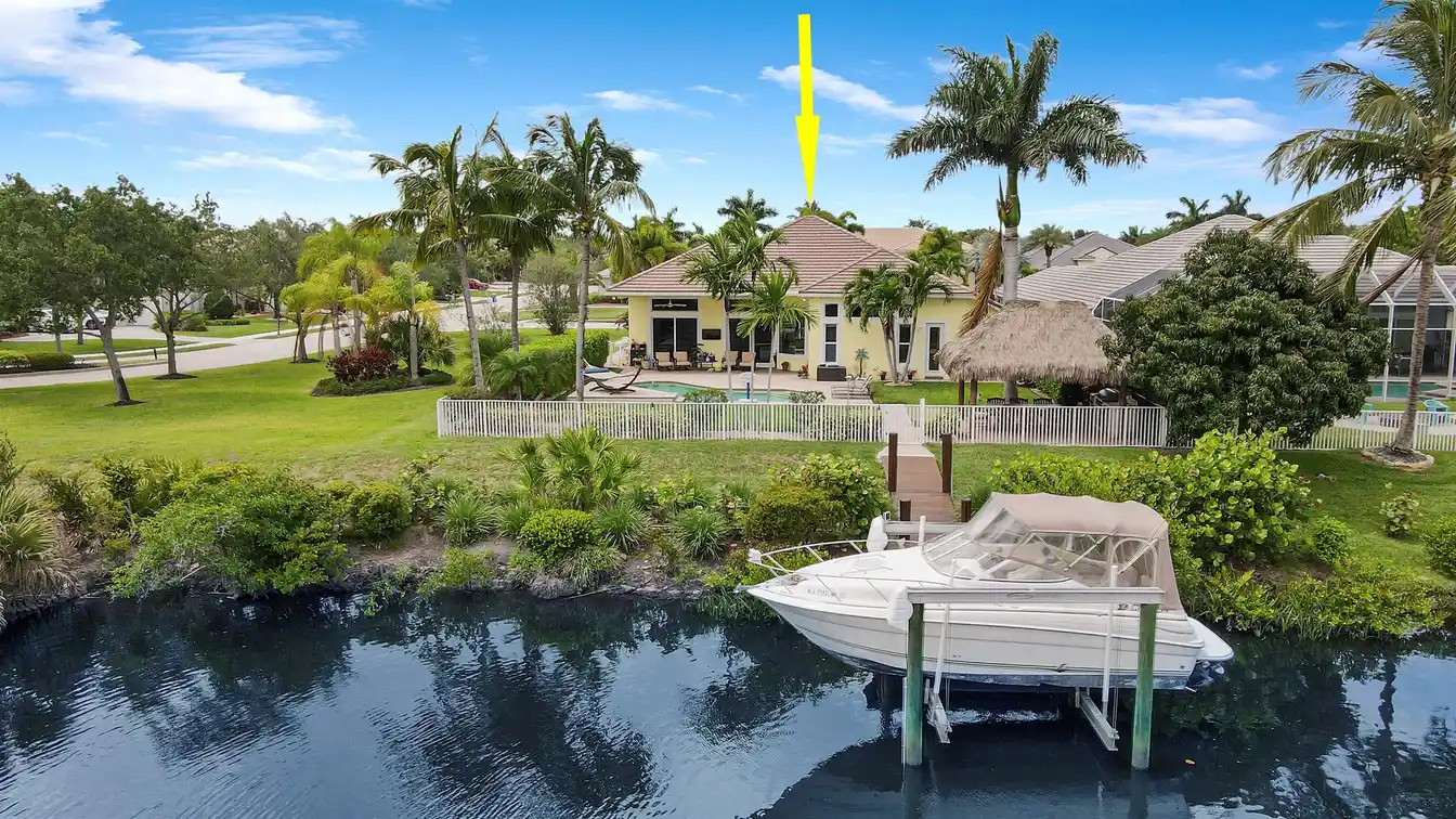 Impressive Waterfront Pool Home