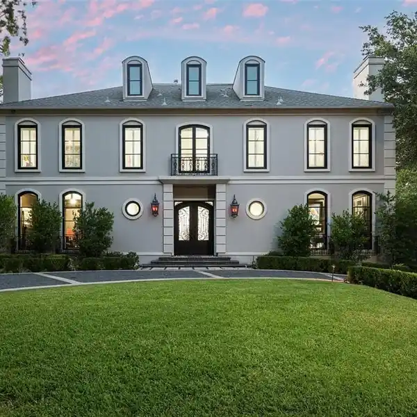 FRENCH CONTEMPORARY SHOWPLACE ON AN OVERSIZED CORNER LOT