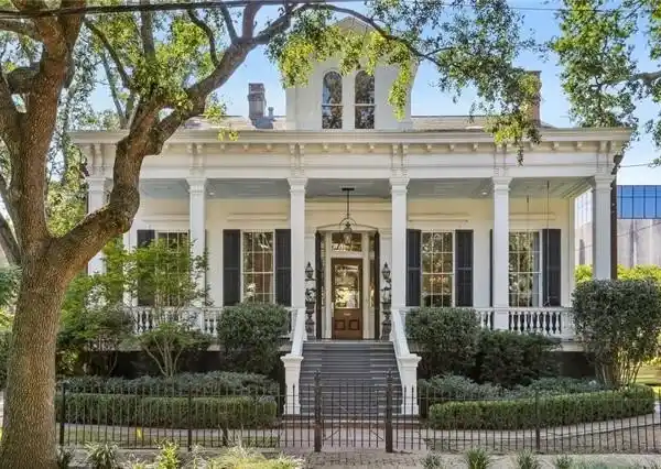 LOVINGLY RESTORED 1869 RAISED CENTER HALL VILLA