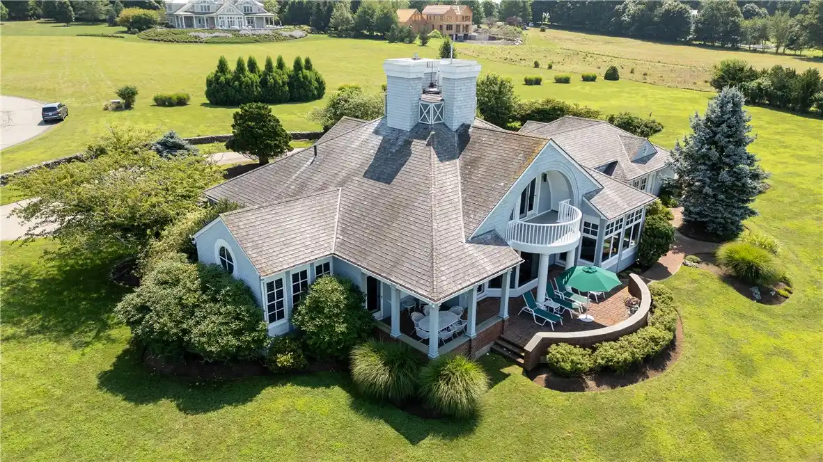 Picture Perfect Waterfront Home on Exclusive Poppasquash Neck