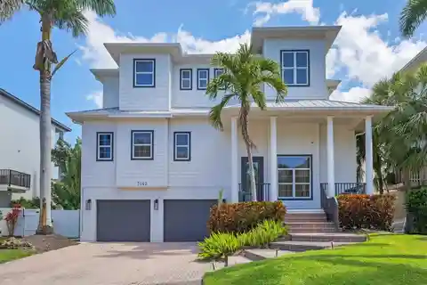 Key West-style Custom-built Waterfront Home