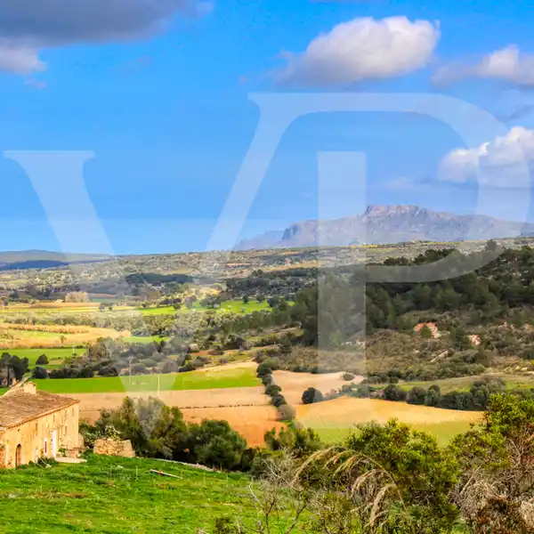 SPECTACULAR FINCA WITH FANTASTIC MALLORCAN HOUSE ON A HILL IN MANACOR