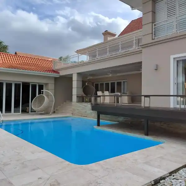 ELEGANT TWO-STORY HOME WITH POOLSIDE BAR