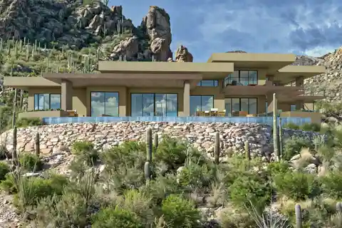 Stunning Modern Masterpiece in Gated Paradise Canyon
