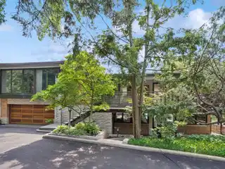 Sleek Mid-Century Modern Home on a Lush Lot