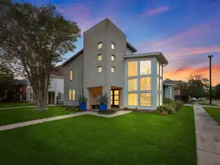 Custom Contemporary on a Large Corner Lot in West U