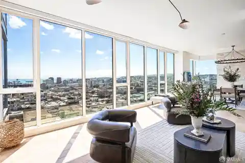 One-of-a-kind Tri-level Penthouse in the Iconic Blu Building
