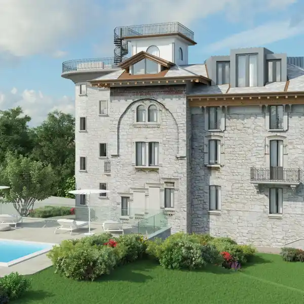 ELEGANT PERIOD VILLA FOR RENOVATION WITH LAKE MAGGIORE VIEWS