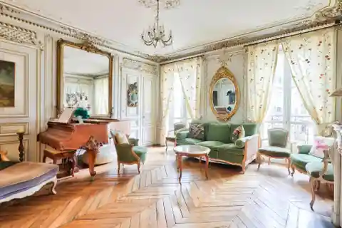 Elegant 19th-Century Apartment with Balcony Charm