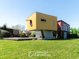 Striking Modular Home in Natural Setting