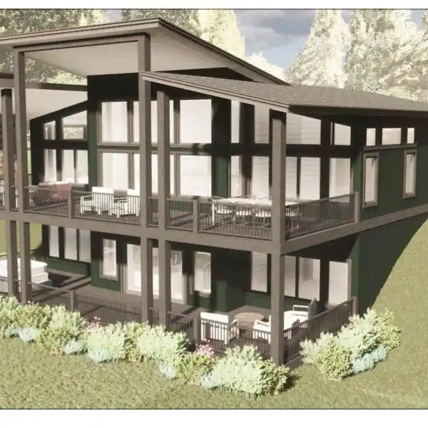 CUSTOM MODERN HOME ON MORE THAN TWO RIVERFRONT ACRES