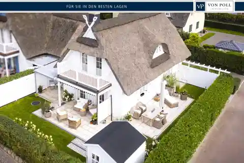 Thatched-Roof Romance by the Sea