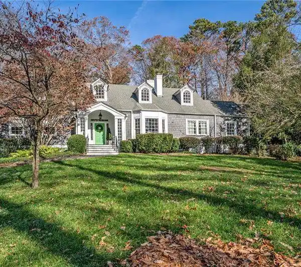 TIMELESS CAPE COD RETREAT ON A PRIVATE BUCKHEAD LOT