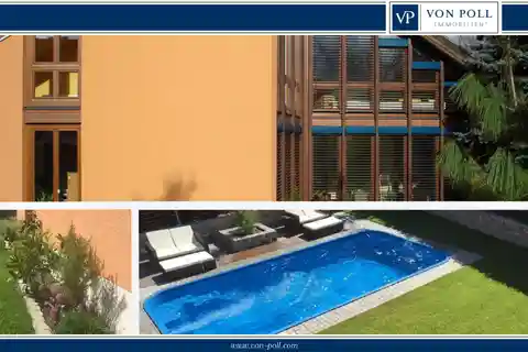 Extravagant! Exceptional Architect's House with Pool and Separate Apartment in a Quiet Location