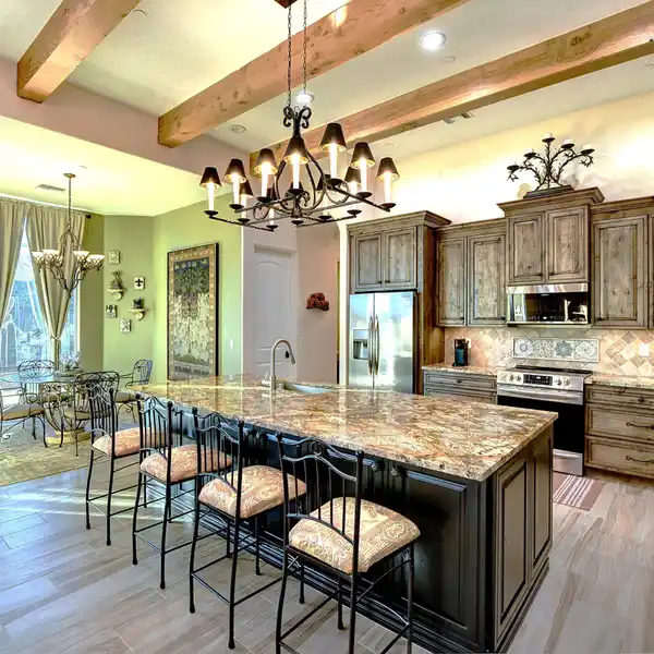 GORGEOUS CUSTOM HOME ON OVER THREE ACRES IN A GATED ENCLAVE