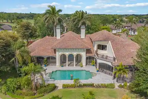 Custom Estate on a Prime Golf Lakefront Lot