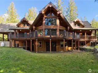 Unparalleled Spanning Custom Built Luxury Log Home