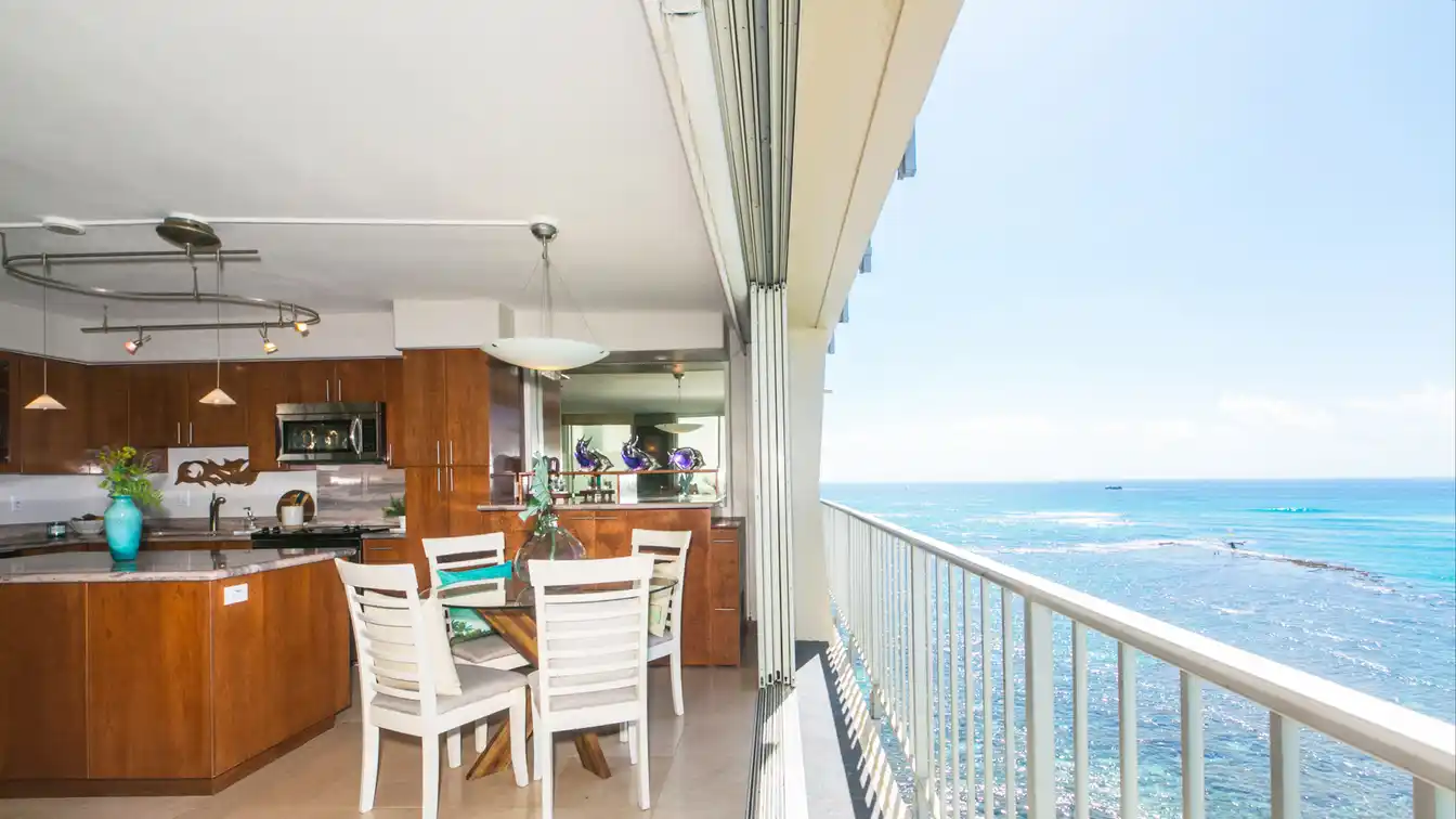 Direct Oceanfront Two Bedroom Condo