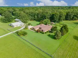 Brick Ranch on 39 Acres of Fenced Pasture