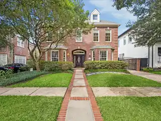 Timeless Brick Estate with Artisan Copper Fountain