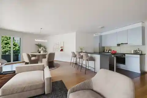 Light-Filled Apartment with Balcony