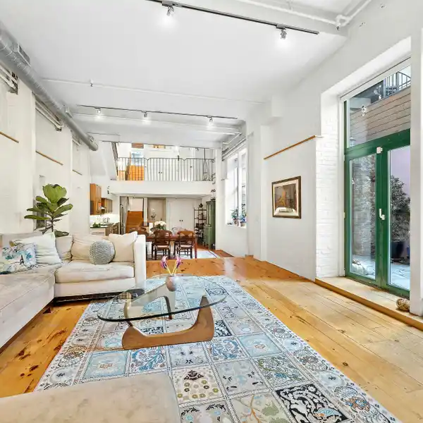 EXCEPTIONAL EAST VILLAGE DUPLEX LOFT WITH PRIVATE GARDEN